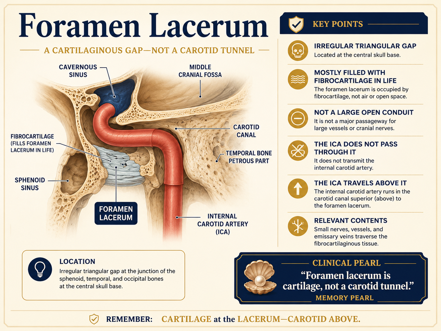 Foramen lacerum pearl