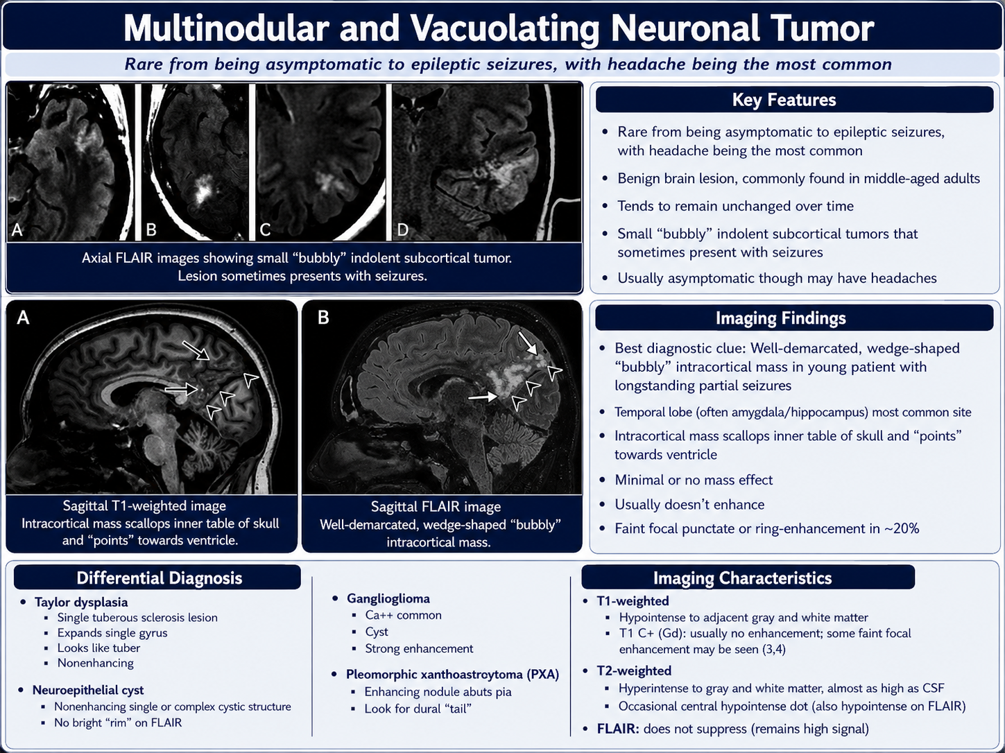 Multinodular and vacuolating neuronal tumor